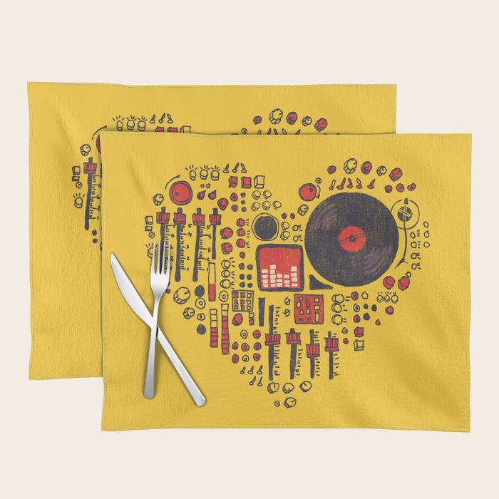 Music in every heartbeat Placemat Gallery Image 1