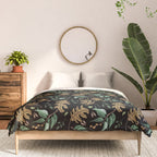Fall of fall leaves dark Comforter Gallery Image 3