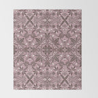 Rustic Pink Serenity Throw Blanket Gallery Image 2