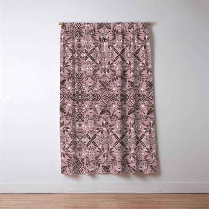 Rustic Pink Serenity Window Curtain Gallery Image 3