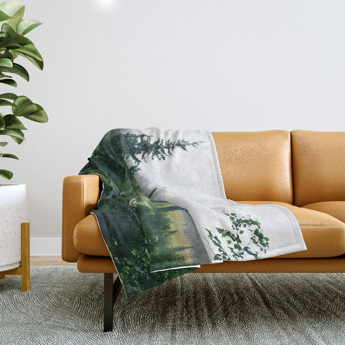 Alaska Interior Throw Blanket Gallery Image 1