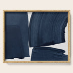 Minimalist Painting Blue I, Navy Decor Serving Tray Gallery Image 1