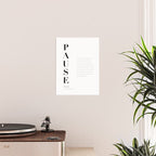 Pause Quote by Tara Brach Poster Gallery Image 2