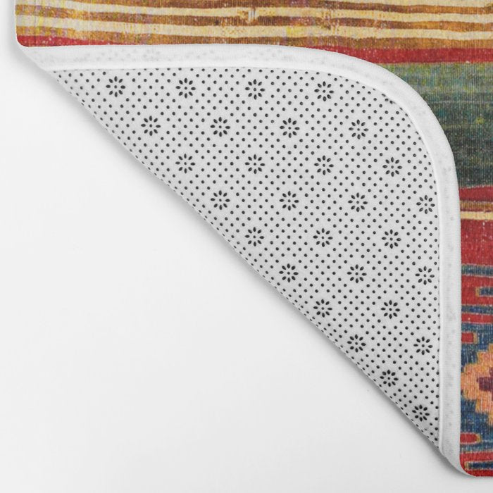 Aksaray Antique Cappadocian Turkish Kilim Print Bath Mat Gallery Image 2
