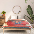 Aksaray Antique Cappadocian Turkish Kilim Print Comforter Gallery Image 3