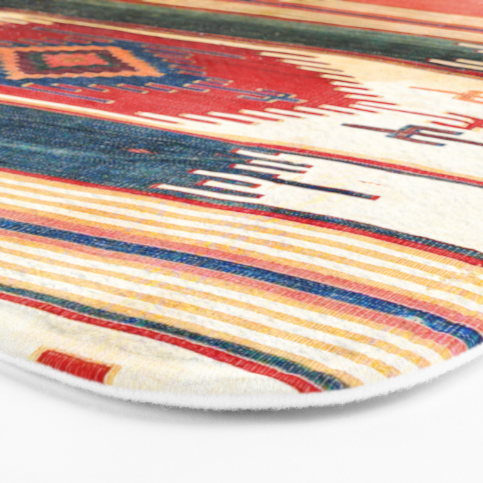 Aksaray Antique Cappadocian Turkish Kilim Print Bath Mat Gallery Image 3