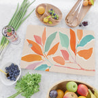Rainbow Forest - Abstract Tree Painting Cutting Board Gallery Image 2