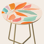 Rainbow Forest - Abstract Tree Painting Side Table Gallery Image 2