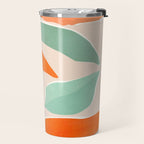 Rainbow Forest - Abstract Tree Painting Travel Mug Gallery Image 2