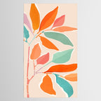 Rainbow Forest - Abstract Tree Painting Tablecloth Gallery Image 2