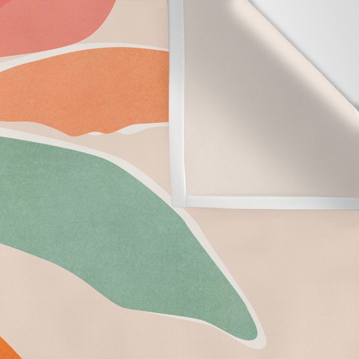 Rainbow Forest - Abstract Tree Painting Wall Tapestry Gallery Image 3