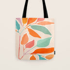 Rainbow Forest - Abstract Tree Painting Tote Bag Gallery Image 1