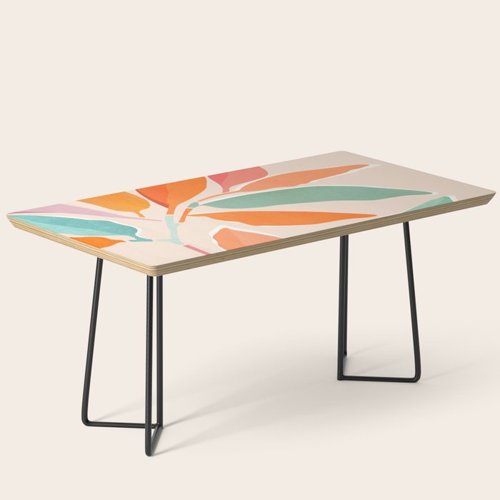 Rainbow Forest - Abstract Tree Painting Coffee Table Gallery Image 1