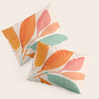 Rainbow Forest - Abstract Tree Painting Pillow Sham Gallery Image 3