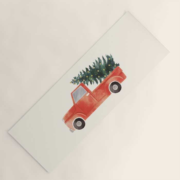 Back Home for Christmas Yoga Mat Gallery Image 1