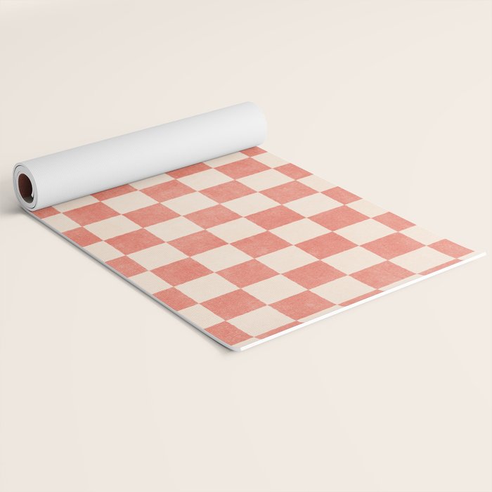 CHECKER - 001 - Guava Yoga Mat Gallery Image 2
