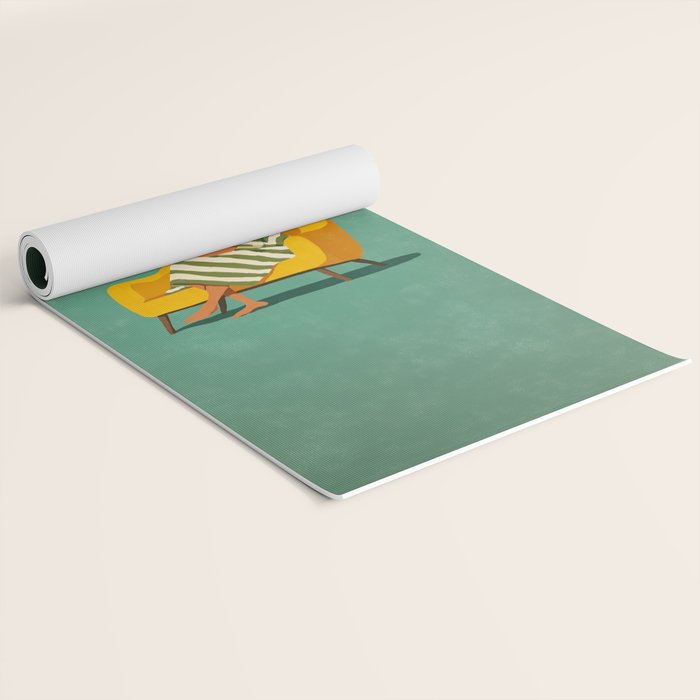 Quiet Coffee Moment at Home Yoga Mat Gallery Image 2