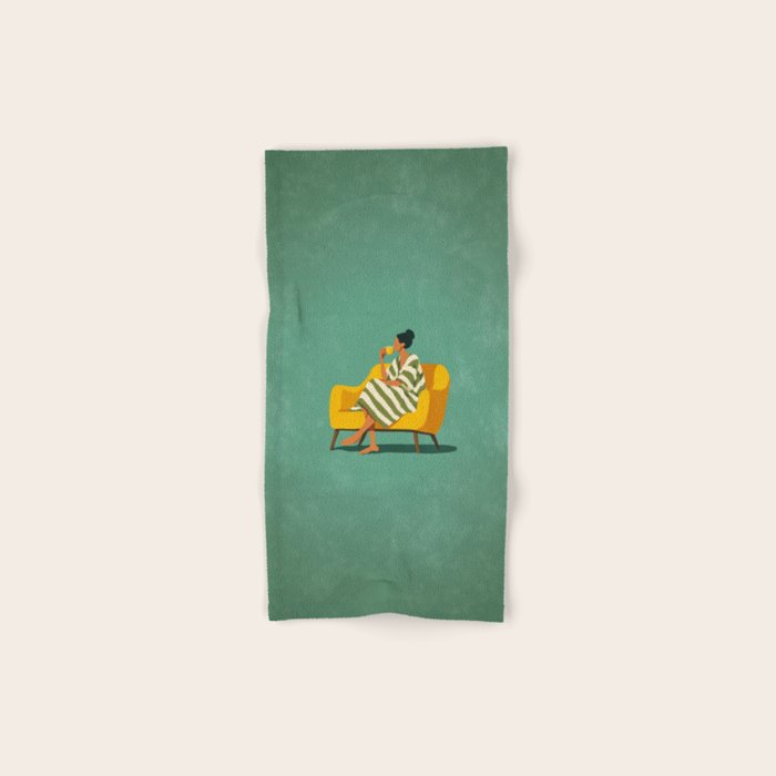 Quiet Coffee Moment at Home Bath Towel Gallery Image 1