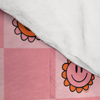 Pink Smiley Face Checkerboard Comforter Gallery Image 4