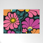 70s Disco Garden Welcome Mat Gallery Image 1