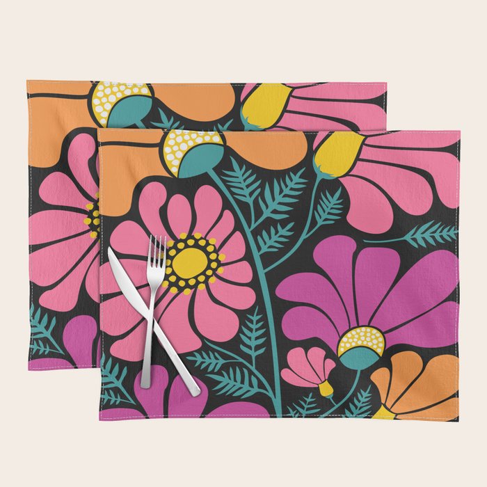 70s Disco Garden Placemat Gallery Image 1