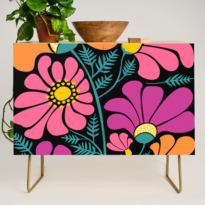 70s Disco Garden Credenza Gallery Image 1