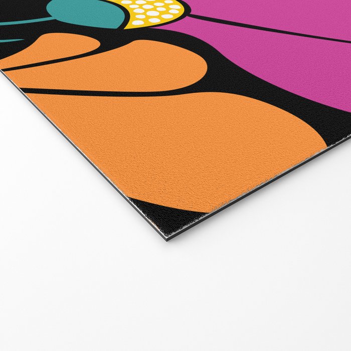 70s Disco Garden Welcome Mat Gallery Image 2