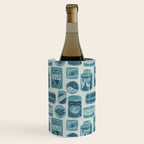 Vagabondâs Cupboard - dusty blue Wine Chiller Gallery Image 1