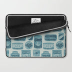 Vagabondâs Cupboard - dusty blue Laptop Sleeve Gallery Image 2