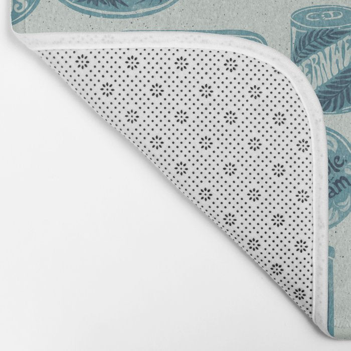 Vagabondâs Cupboard - dusty blue Bath Mat Gallery Image 2