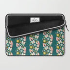 Floral Stripe Laptop Sleeve Gallery Image 2
