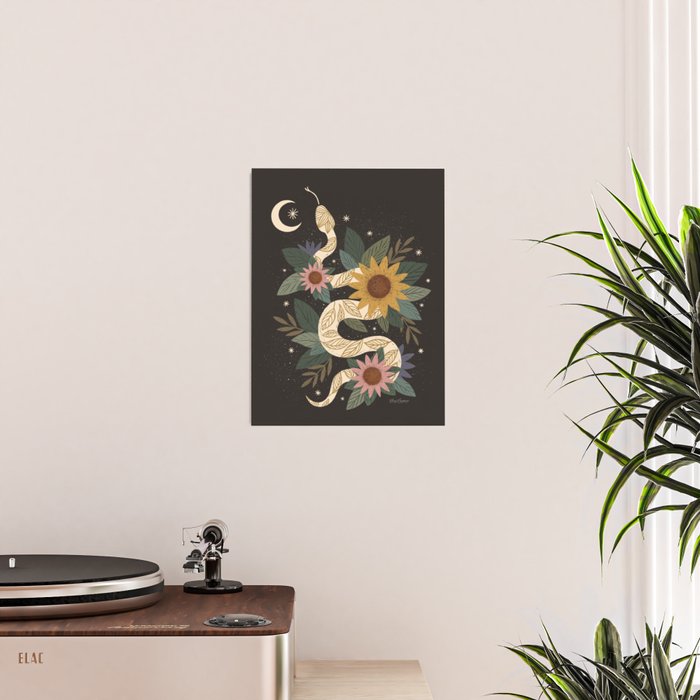 Year of the Snake - Black Poster Gallery Image 2