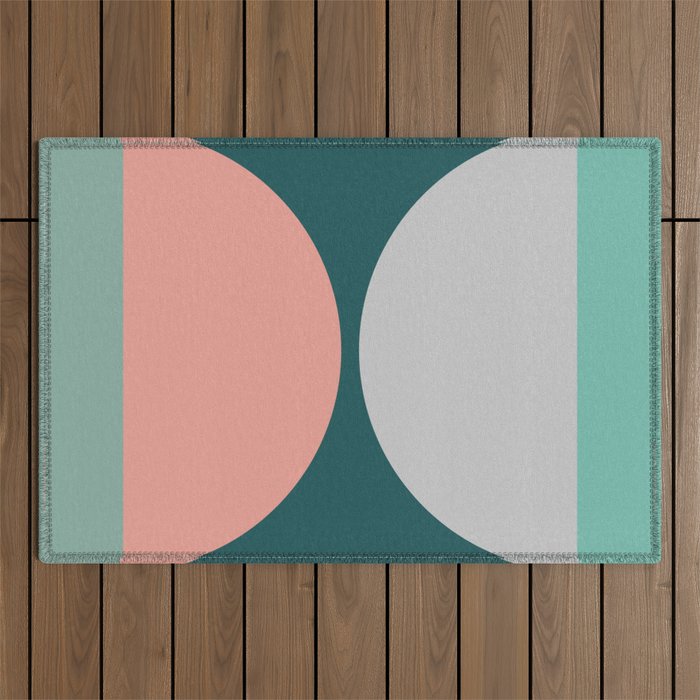 Abstract Geometric 21 Outdoor Rug Gallery Image 1