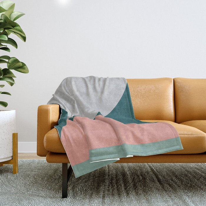 Abstract Geometric 21 Throw Blanket Gallery Image 1