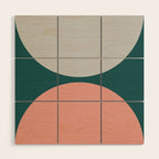 Abstract Geometric 21 Wood Wall Art Gallery Image 1