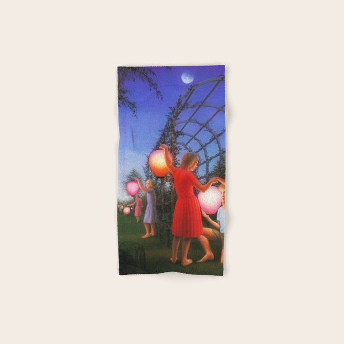 Classical Magic Realism Masterpiece 'Garden Party' by George Tooker Towels Gallery Image 1