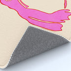 Pink Grumpy Frog Rug Gallery Image 4