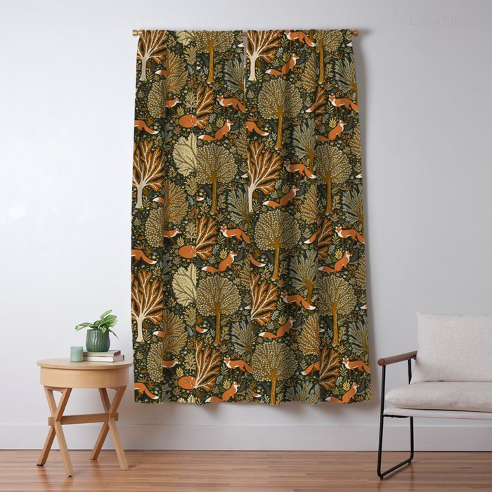 Woodland Fox Window Curtain Gallery Image 5