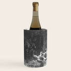 Circle Of Witches Vintage Women Dancing Black And White Wine Chiller Gallery Image 2