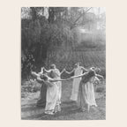 Circle Of Witches Vintage Women Dancing Black And White Poster Gallery Image 4