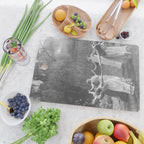 Circle Of Witches Vintage Women Dancing Black And White Cutting Board Gallery Image 2
