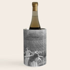 Circle Of Witches Vintage Women Dancing Black And White Wine Chiller Gallery Image 3