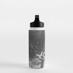 Circle Of Witches Vintage Women Dancing Black And White Water Bottle Gallery Image 3