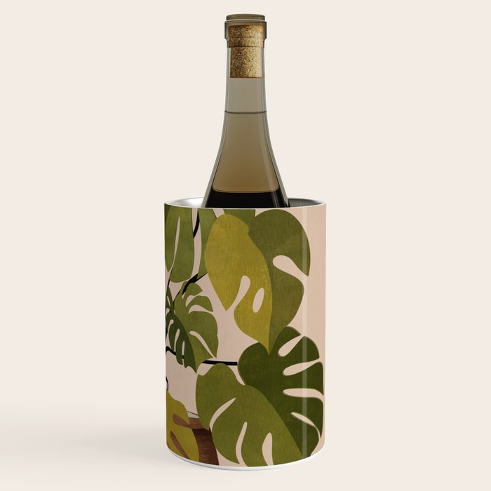 Monstera Plant In A Pot 1 Wine Chiller Gallery Image 3