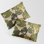 Monstera Plant In A Pot 1 Pillow Sham Gallery Image 3