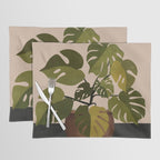 Monstera Plant In A Pot 1 Placemat Gallery Image 1