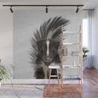 Skunk - Colorful Wall Mural Gallery Image 1