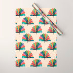 Whimsical Peacok Wrapping Paper Gallery Image 1