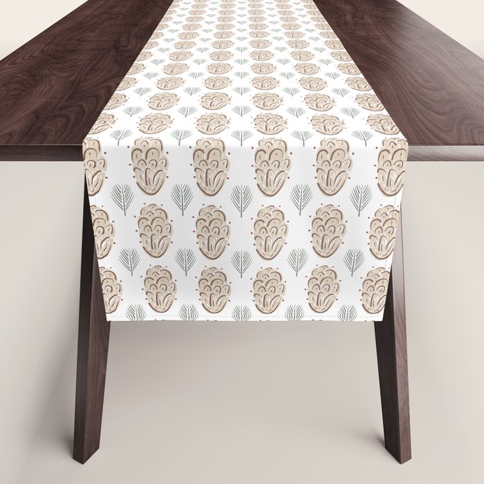 Pinecones and Pine needles Table Runner Gallery Image 1