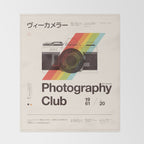 Photography Club Throw Blanket Gallery Image 2